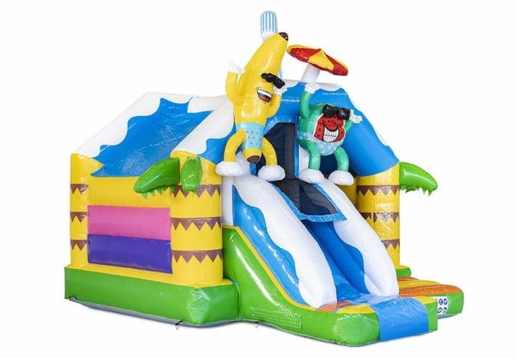 Summer Party slide combo springkasteel — foto 3