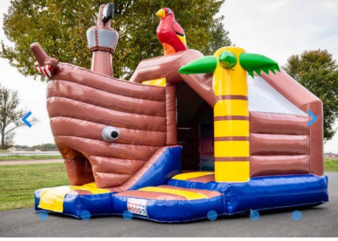 Piratenwereld slide combo springkasteel — foto 1