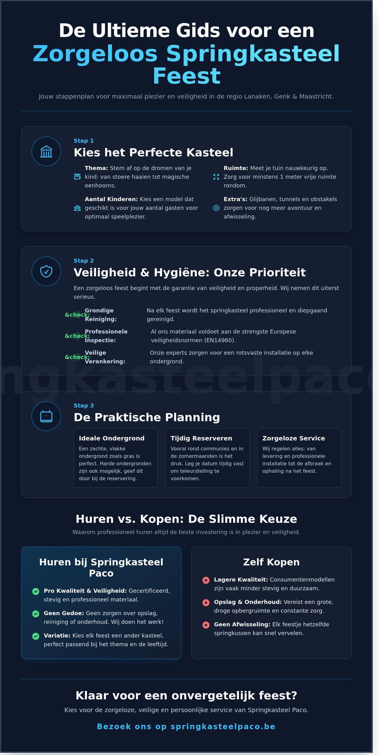 Springkasteel Huren in Lanaken, Genk of Maastricht? Alles over het Perfecte Feest!